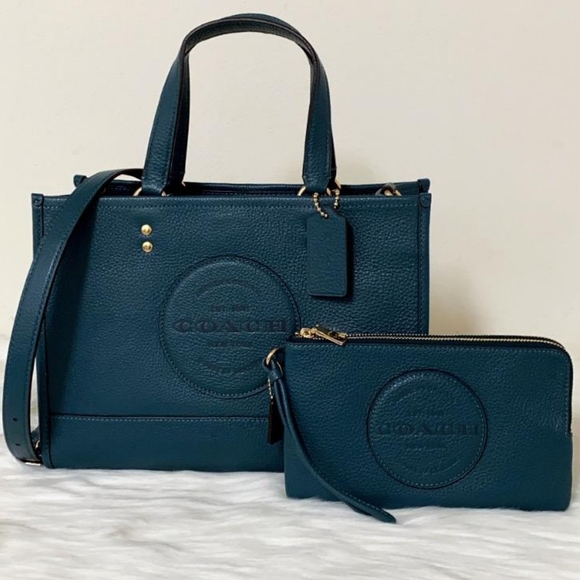 Coach Handbags - ⚜Coach DEMPSEY CARRYALL WITH PATCH and Wallet